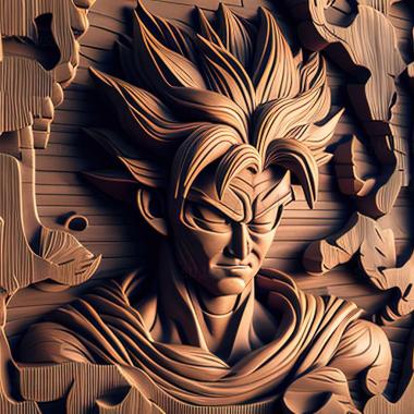 3D model Son Goku FROM NARUTO (STL)